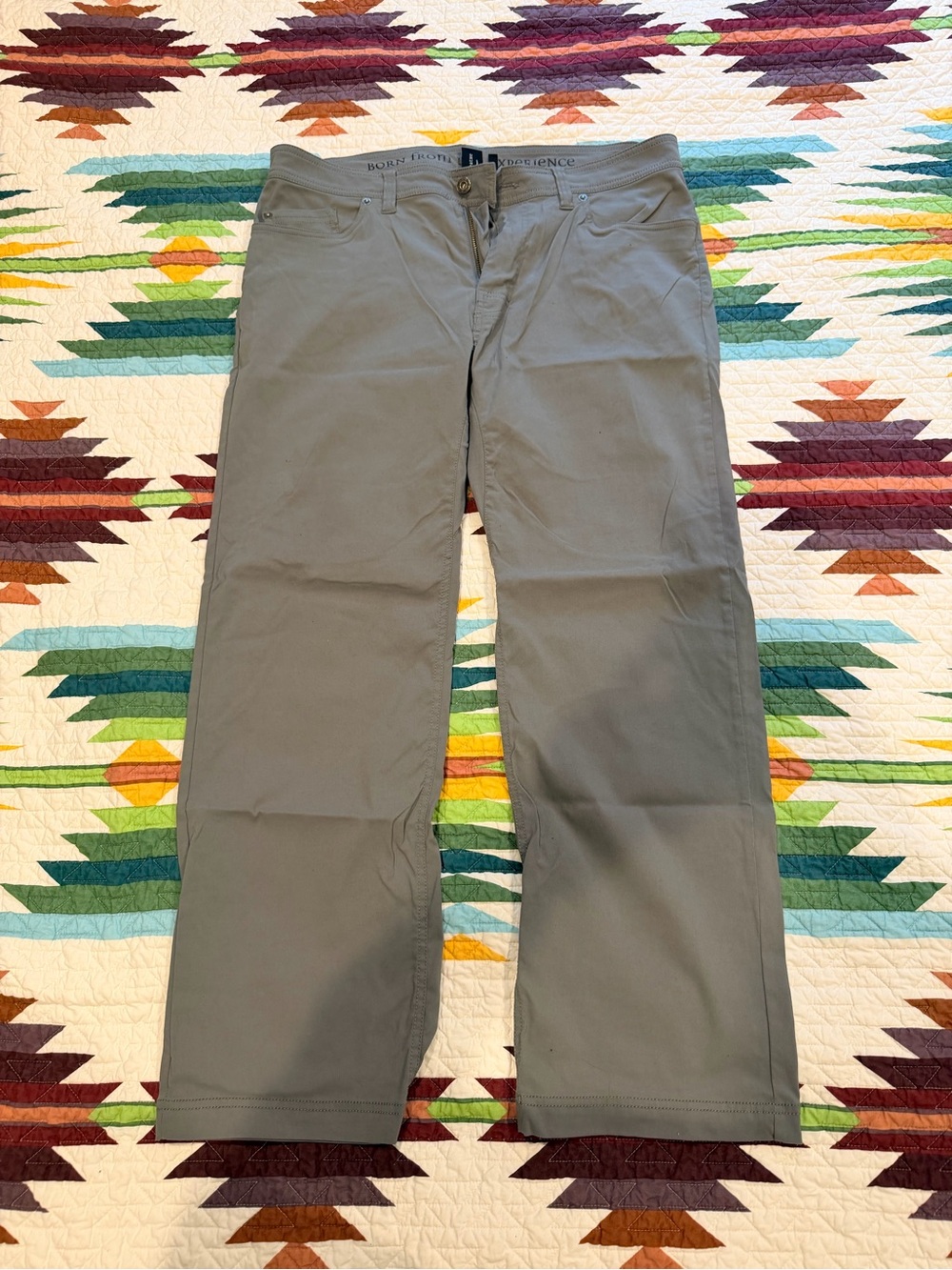 Prana Grey 36x30 Men's Chinos